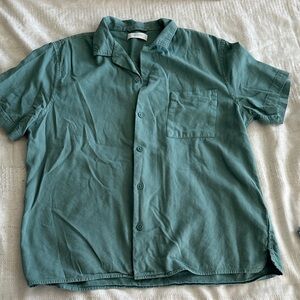 Lucky Brand Teal Casual Button Down Shirt